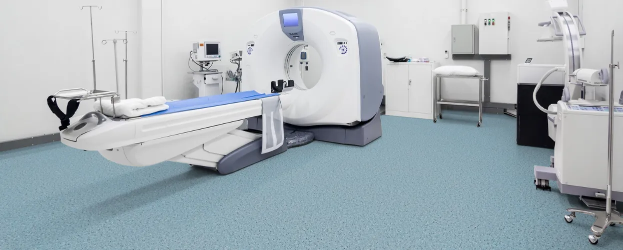 Resilient Flooring For MRI Room